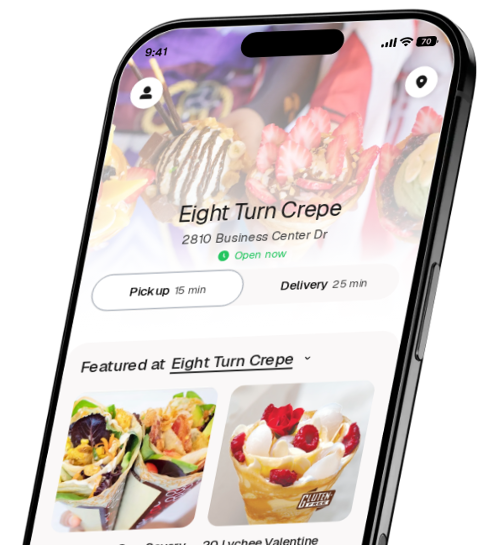Eight Turn Crepe app preview